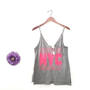 PINK Victoria's Secret NYC Beaches Tank Size M NWT